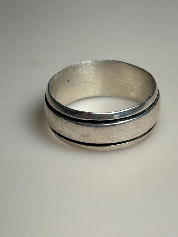 Sterling Silver Beveled Ring - image 6