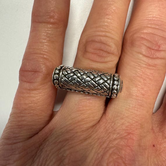 Sterling Silver Woven Ring - image 7
