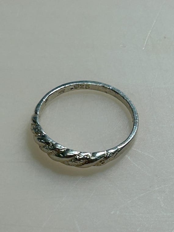 Sterling Silver Braided Ring - image 2
