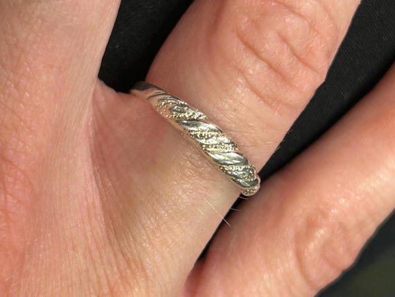 Sterling Silver Braided Ring - image 1
