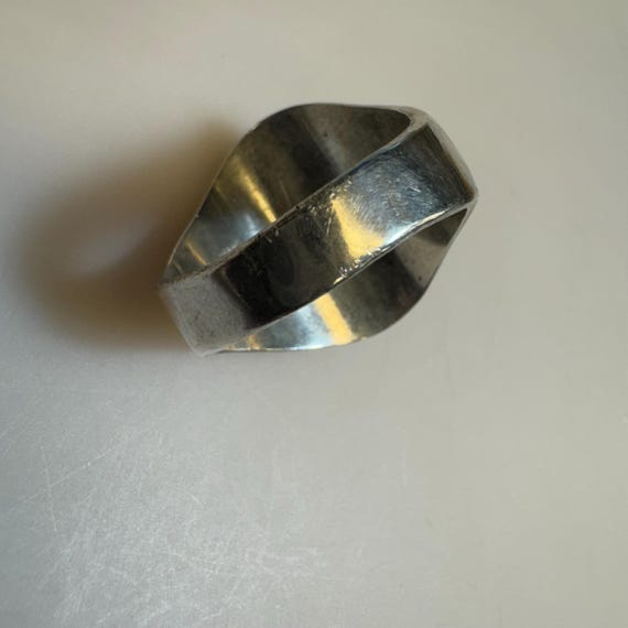 Sterling Silver Malachite Ring - image 3