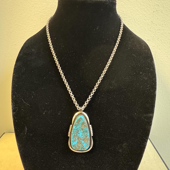 Sterling Silver Tom David Signed Native American … - image 1