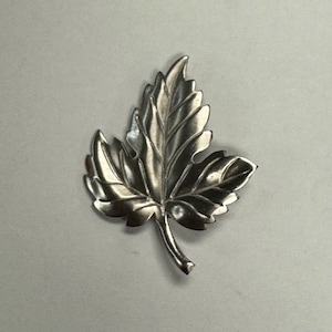 Sterling Silver Tiffany & Co Maple Leaf Brooch