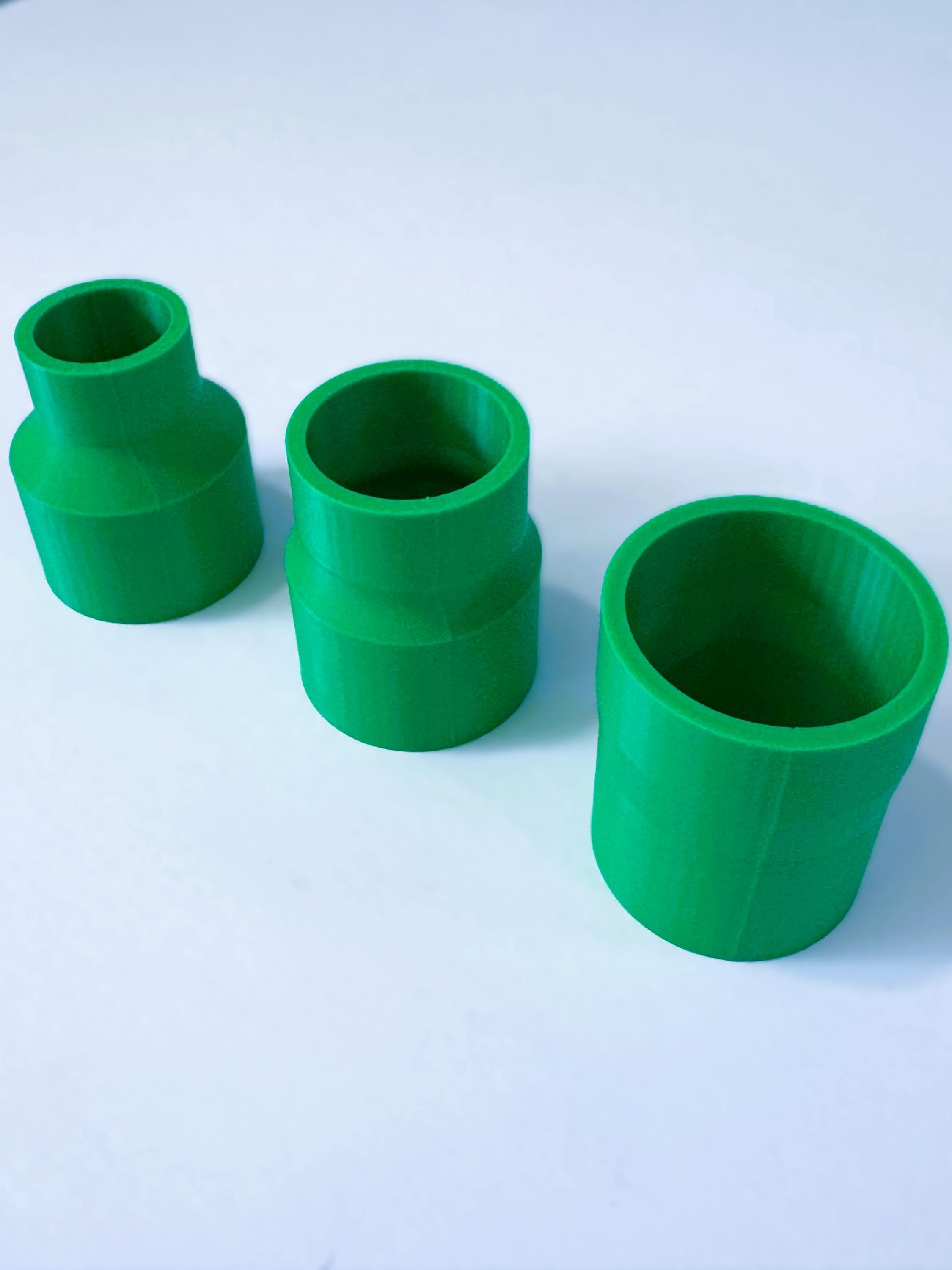 Connector Kit for Festool D27 Vacuum | Hose Adapter Set | Dust Collection Adapter – 3 Sizes (1", 1.25", 1.5") | Workshop Organization