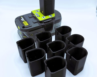9-Pack Protective Covers for Ryobi 18V ONE+ Batteries, Dust Caps for Battery Terminals, Workshop Safety & Tool Organization Accessory