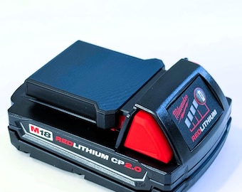 Battery Cover for Milwaukee M18 | Protective Terminal Cap | Tool Accessory | Dust Cap I Protect Terminals | Secure Lock-in Fit I Workshop