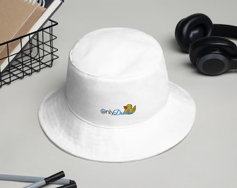 OnlyDucks Embroidered Bucket Hat – Funny Duck Meme Hat, Trendy Streetwear