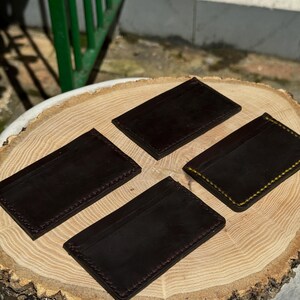 Leather card holder