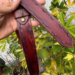 Handmade leather belt