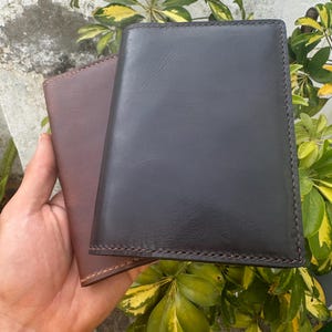 A6 leather notebook cover