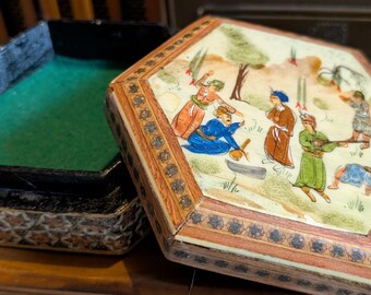 Caja persa vintage Khatam