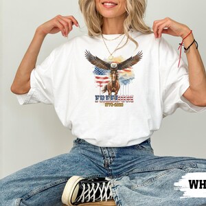250th Anniversary America Shirt, Comfort Colors® Patriotic Eagle Tee, 1776-2026 USA Heritage Shirt, Independence Day Gift, Vintage Freedom image 16