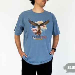 250th Anniversary America Shirt, Comfort Colors® Patriotic Eagle Tee, 1776-2026 USA Heritage Shirt, Independence Day Gift, Vintage Freedom image 13