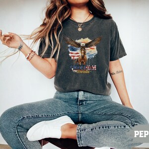 250th Anniversary America Shirt, Comfort Colors® Patriotic Eagle Tee, 1776-2026 USA Heritage Shirt, Independence Day Gift, Vintage Freedom image 18