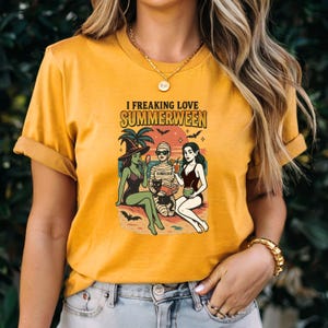 Summerween Shirt, Spooky Summer Shirt, Vacation Shirt, Summer Vibes Shirt – Halloween Summer, Summer Ghost, Hot Ghoul Summer