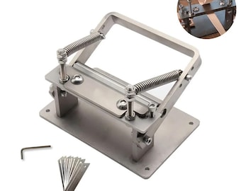 Stainless Steel Leather Skiving Tool for DIY Crafting, Peeling and Thinning Vegetable Tanned Leather