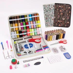 DIY Sewing Kit Set Multi Function Sewing Tools Travel Embroidery Quilting Stitching Repair Kit Portable Sewing Box
