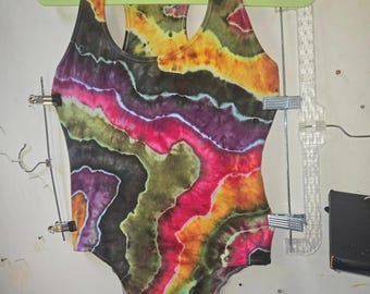 Tie Dye Bodysuit | Small | Geode | Psychedelic Festival Outfit
