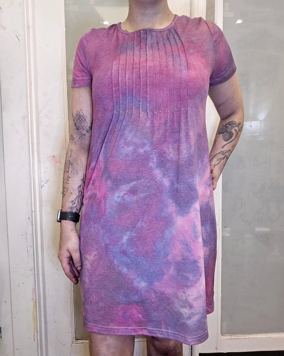 pink and purple tie dye dress Tie Dye Dress | Small | Scrunch