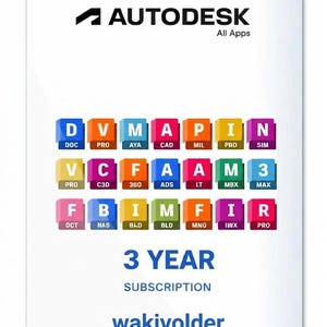 Autodesk  all app 3YEAR subscription