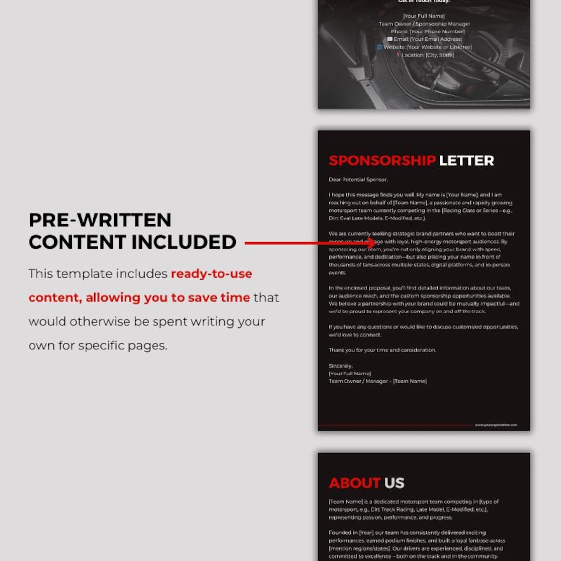 Image 8 for Racing Sponsorship Proposal Template