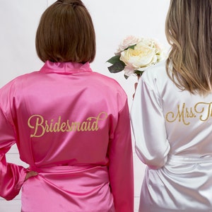 Wedding Robe for Bride and Bridesmaids Bridal Party Robes for - Etsy