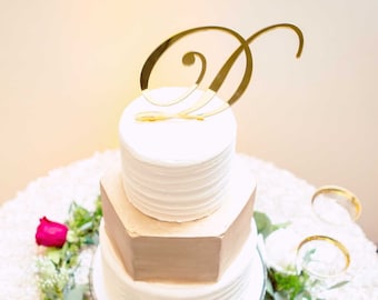Cake Topper Letter Wedding Cake Topper Monogram Cake Topper Letter Wedding Cake Topper Cake Topper Cake Topper Wedding Letter (CTL900)