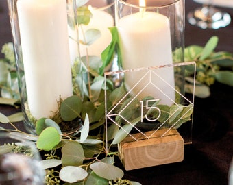 Acrylic Table Numbers, Clear Table Numbers, Wedding Table Numbers Clear Table Numbers Decor Centerpieces, Wedding Signs Table Numbers