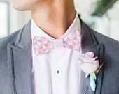 Unique Bowtie for Groom Wedding Tie Bow Tie for Suit, Groom & Groomsmen Bowties for Men's Suit Accessory Cool Acrylic (Item - BWW340)