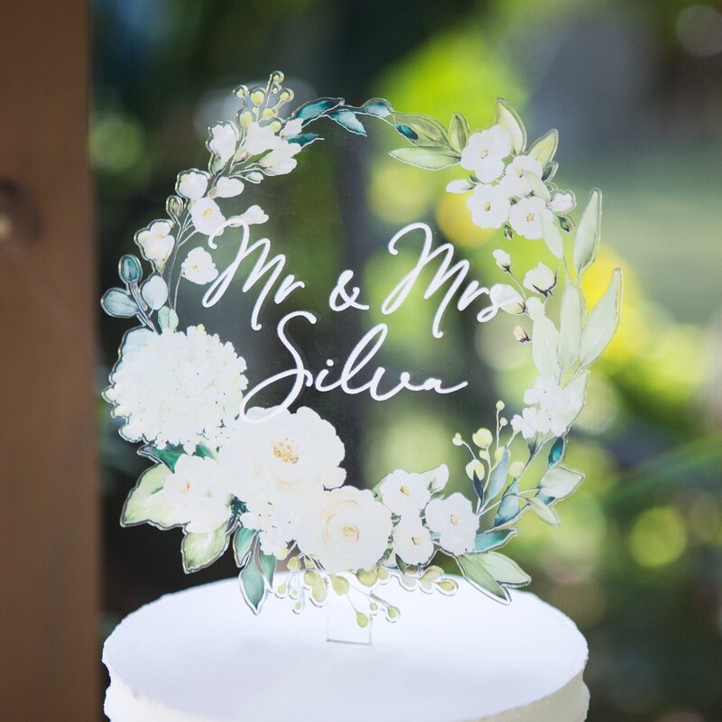 Perspex Cake Topper - Etsy