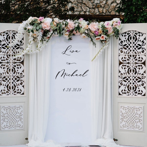Wedding Backdrop Etsy