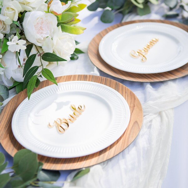 Gold Table Name Plate - Etsy