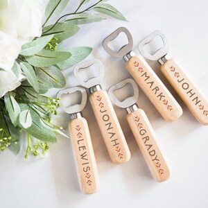 Cadeau de garçon d&#39;honneur pour mariage, cadeau personnalisé avec des noms pour cadeaux de mariage