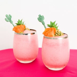 Bastoncini per mescolare le feste di cactus, decorazioni per bar per feste di addio al nubilato, addii al nubilato, feste di fiesta, decorazioni per feste estive in stile sud-occidentale (articolo - CAC110)