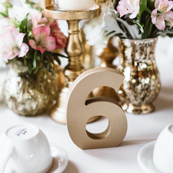 Table Numbers Wedding Table Numbers Wooden Numbers for Tables Wedding DIY Centerpiece Table Decor Party Table Marker Seating Chart (THN100)