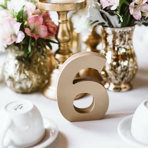 Table Numbers Wedding Table Numbers Wooden Numbers for Tables Wedding DIY Centerpiece Table Decor Party Table Marker Seating Chart (THN100)