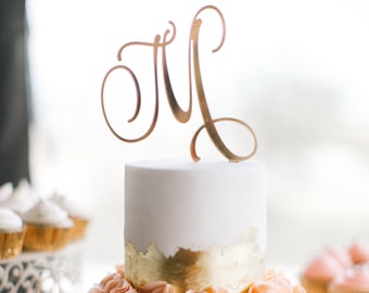 Cake Topper Letter Wedding Cake Topper Monogram Cake Topper Letter Wedding Cake Topper Cake Topper Cake Topper Wedding Letter (CTL900)