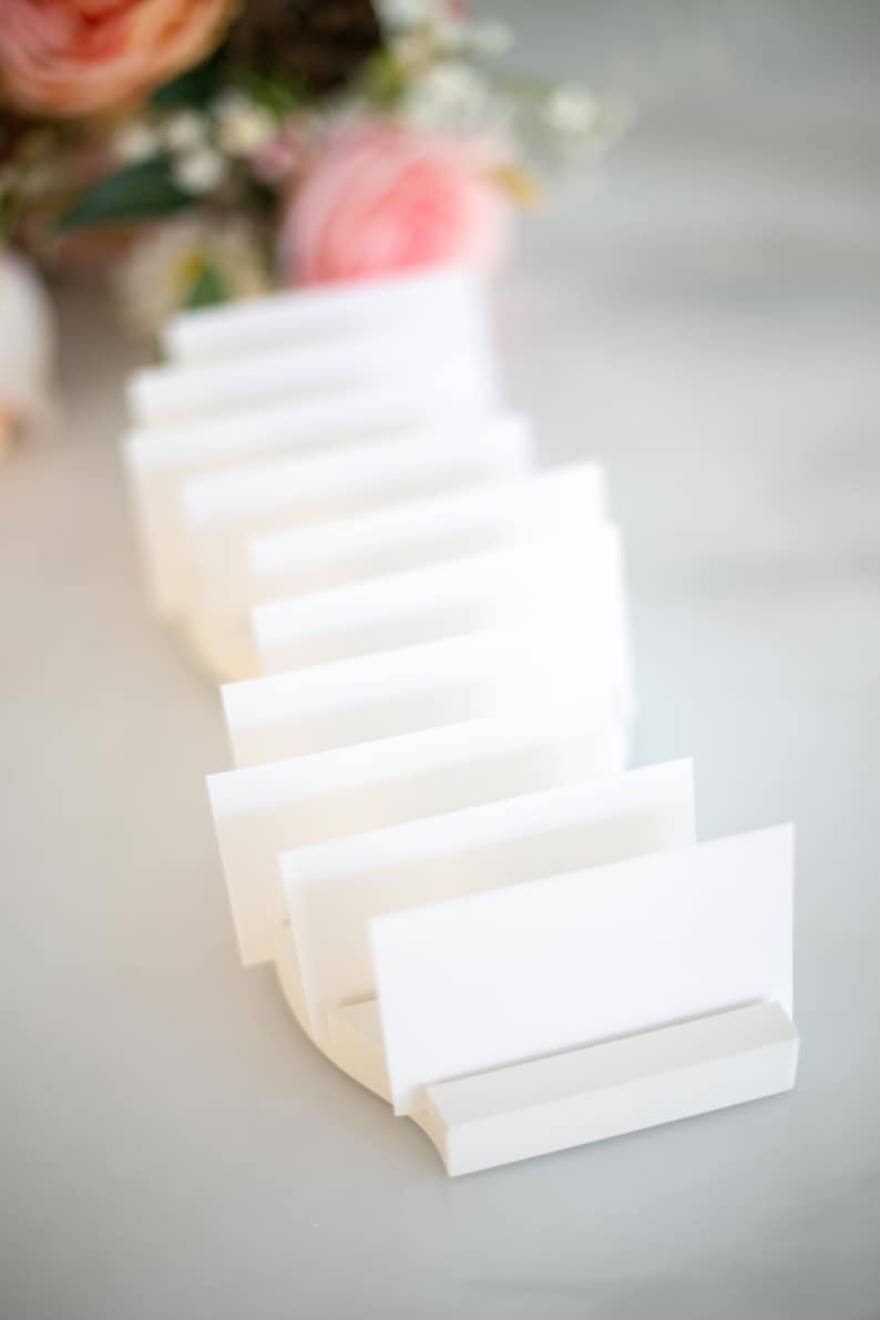 Placecard Holder for Wedding or Party, Stands for Place Cards Place Cards Display for Seating Cards Display Stands PWH223 image 8