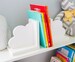 Cloud Bookends for Kids Room Baby Nursery Decor Bedroom Book End Clouds for Shelves - Decorations for Room or Nursery(Item - CBK500)