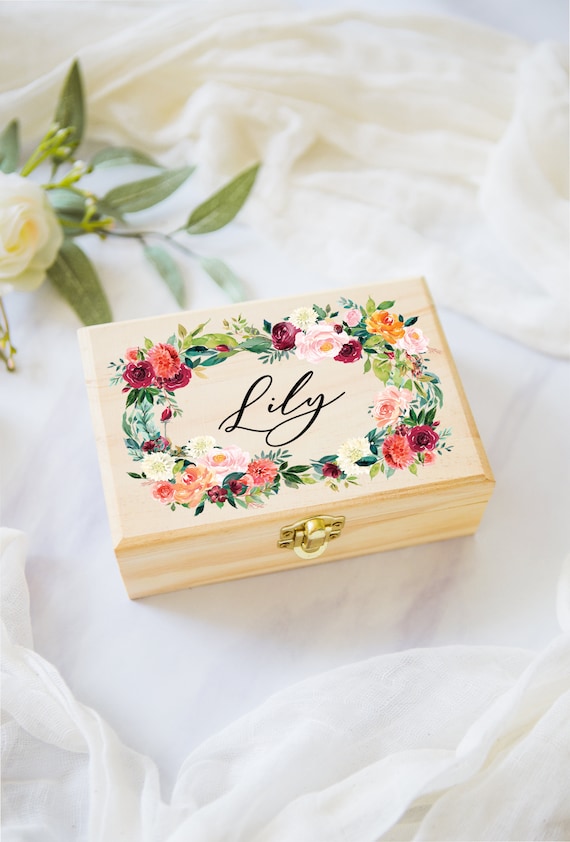 Flower Girl or Bridesmaids Gift Box 