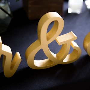 Script Mr and Mrs Wedding Signs for Wedding Sweetheart Table, Mr and Mrs Letters, Large Thick Mr & Mrs Sign Set Item MTF200 image 3