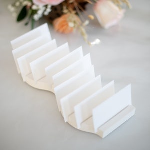 Placecard Holder for Wedding or Party, Stands for Place Cards Place Cards Display for Seating Cards Display Stands PWH223 image 4