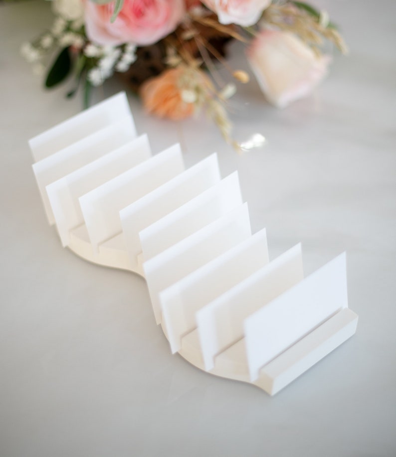 Placecard Holder for Wedding or Party, Stands for Place Cards Place Cards Display for Seating Cards Display Stands PWH223 image 4