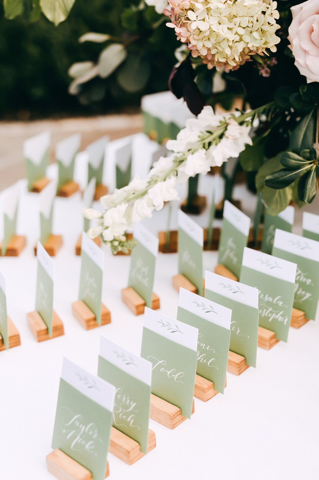 Place Card Holders Stands for Wedding Seating Names Small Place Card ...