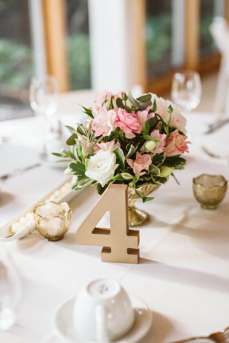 Wedding Table Numbers for Reception Table Decorations | Etsy