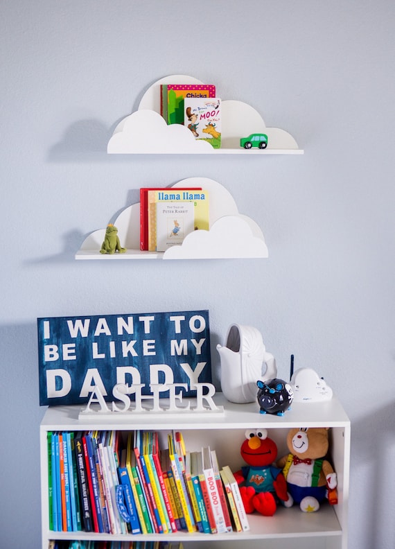 shelves baby room