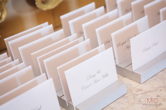 place card holders for wedding event escort card display cards guests seating table finder cards custom colors item pch200 place card displays