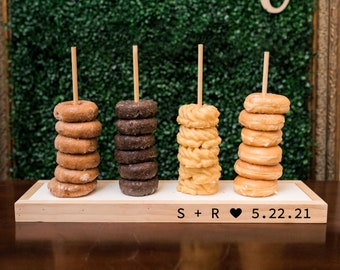 Donut Holder Stand, Donut Party, Wedding Decor, Sweets Table Donut Stand, Wooden Donut Stand, Donut Table, Donut Holder (Item - DHS642)