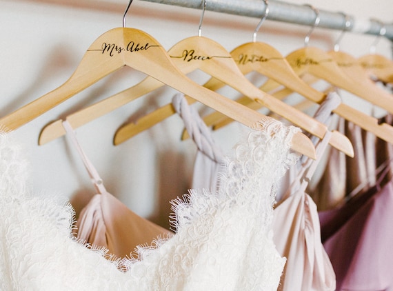 Bridesmaid clearance dress hangers