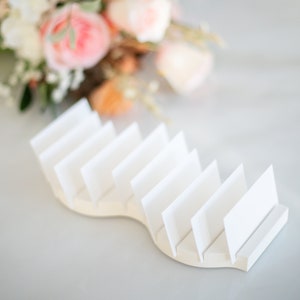 Placecard Holder for Wedding or Party, Stands for Place Cards Place Cards Display for Seating Cards Display Stands PWH223 image 3